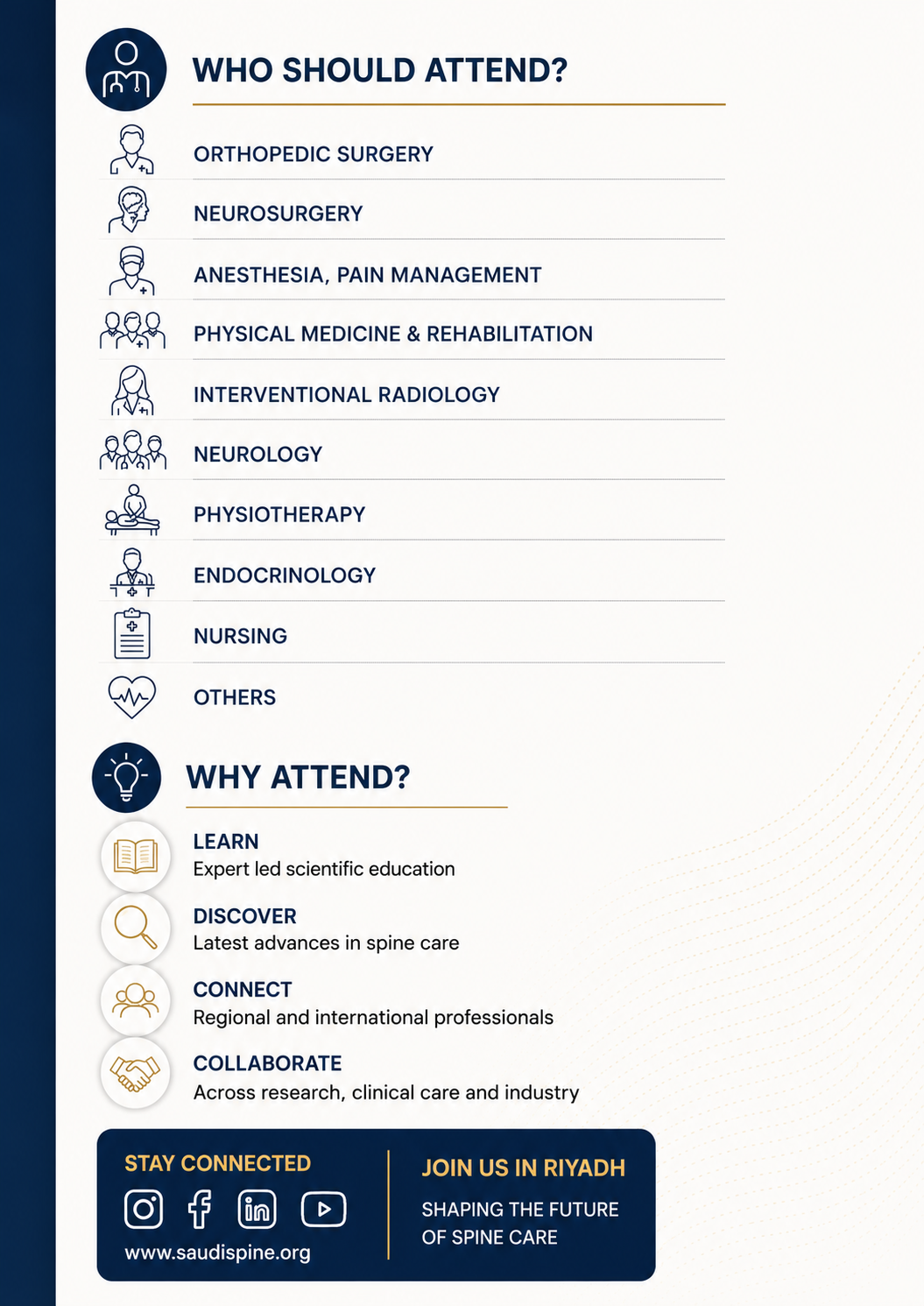 9th conference audience and benefits